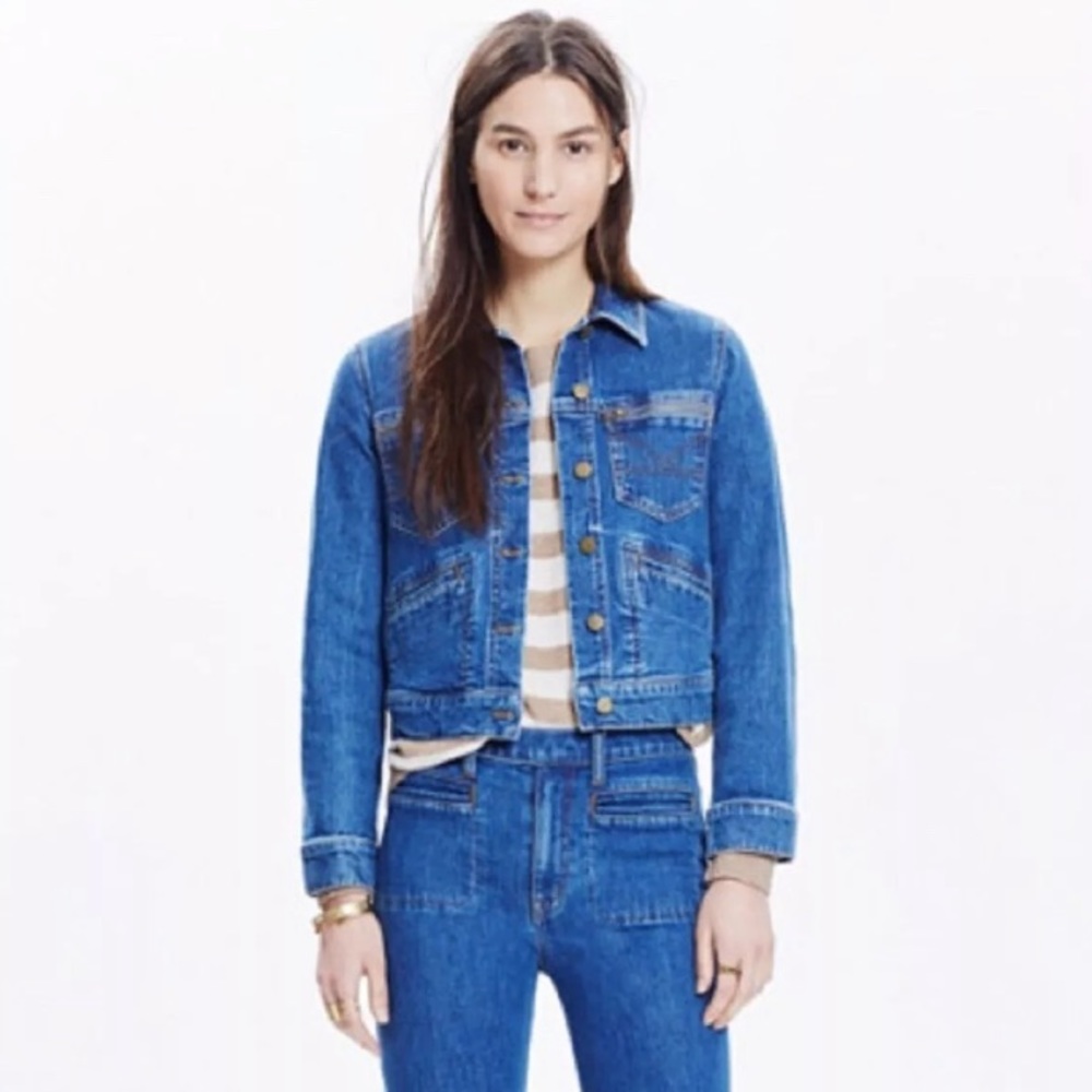 Madewell x Daryl K denim crop jacket